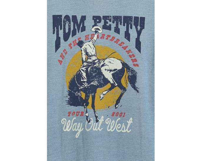 Tom Petty Way Out West Crew Neck T-Shirt (Little Kid/Big Kid)