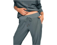 Джоггеры Eberjey Softest Sweats с резинкой на манжетах и поясе
