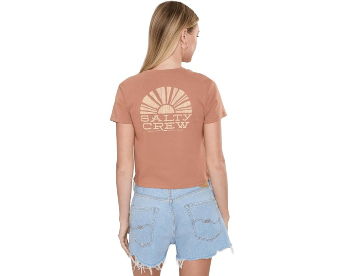 Футболка Salty Crew Sunshine Baby Tee с принтом