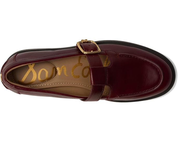 Лоферы Elaina Sam Edelman с Т-образным ремешком и крупной пряжкой