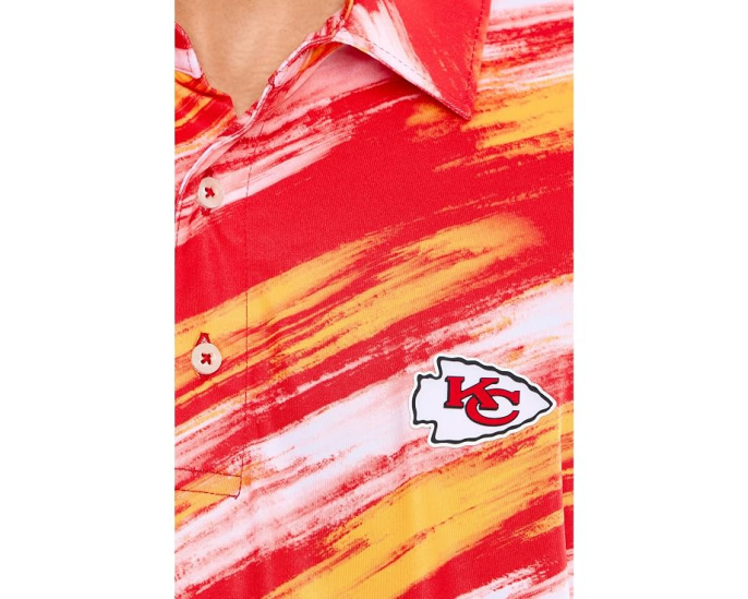 Поло Chubbies The Color Blitz Chiefs с принтом