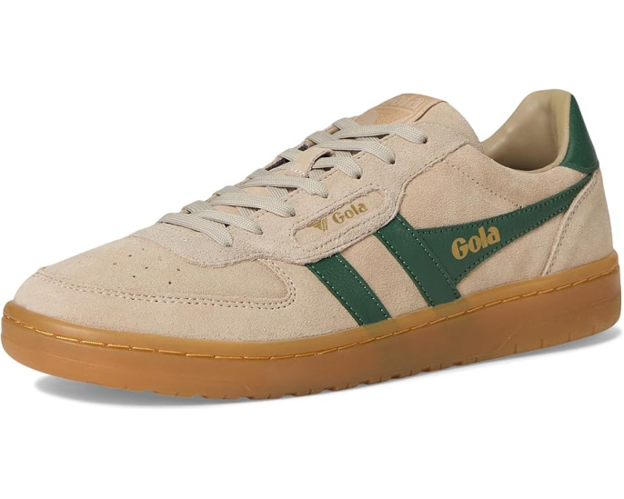 Замшевые кроссовки Gola Hawk Suede '86 с кожаными полосами