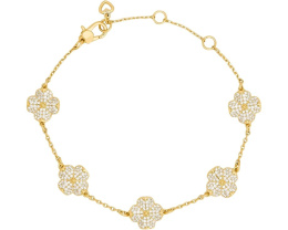 Браслет Spade Flower Pave Scatter с камнями из кубического циркония Kate Spade New York
