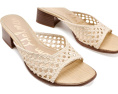 Sam Edelman Fynn сандалии на квадратном каблуке и плетеным ремешком из рафии