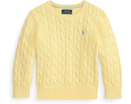Свитер Polo Ralph Lauren для детей из хлопка с косой вязкой