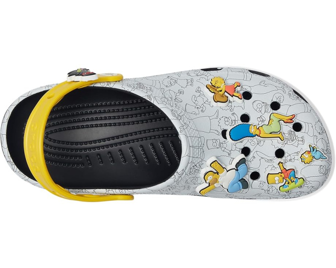 Клоги The Simpsons Classic Clog от Crocs с принтом и персонажами