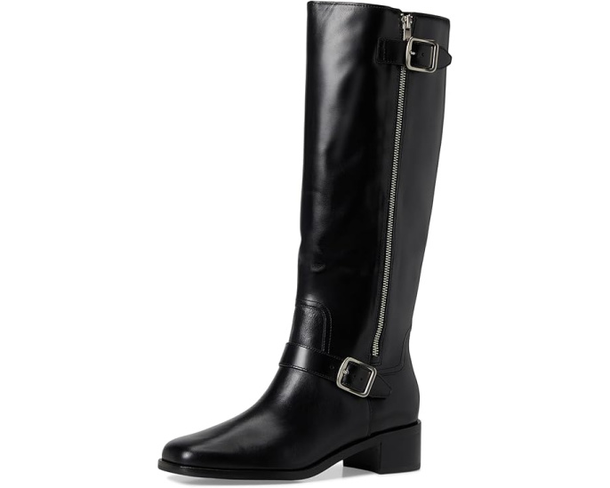 Высокие ботинки Vince Leighton Zip из замши с боковой молнией