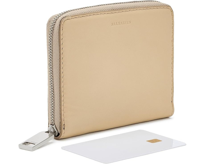 Кошелек AllSaints Lena Hex Zip на молнии с монетницей