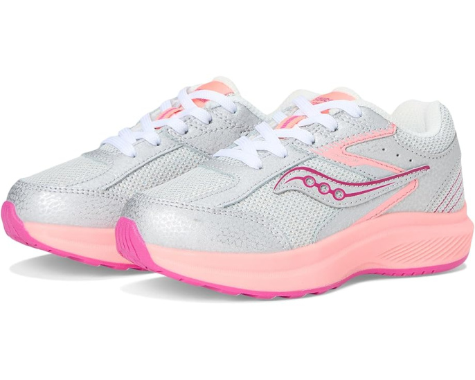 Детские кроссовки Saucony Cohesion KDZ с верхом из кожи и сетки