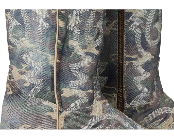 Ковбойские сапоги Dan Post Camo Darlin с камуфляжным принтом и каблуком 2.54 см