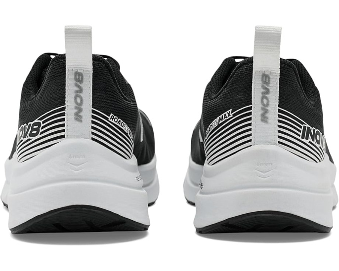 INOV8 Roadfly Max легкие кроссовки для бега в черно-белом цвете