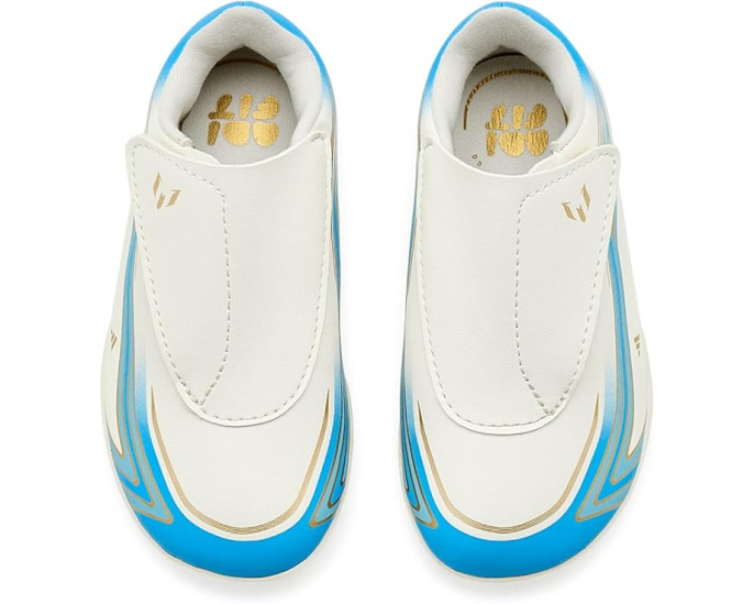 Детские бутсы Adidas F50 Messi Club на липучке для твердого и смешанного грунта