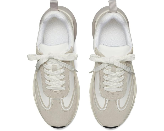 Кроссовки Tory Burch Good Luck Trainer с анатомической подошвой и логотипом Double T