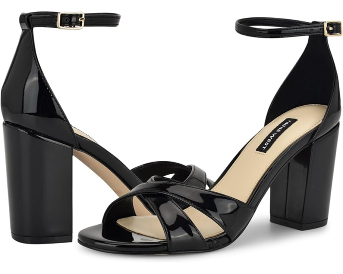Босоножки Nine West Saile на высоком квадратном каблуке с регулируемым ремешком