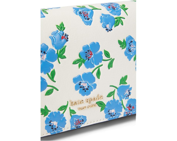 Кошелек Kate Spade New York Devin Springtime Blooms Flap Chain с цепочкой
