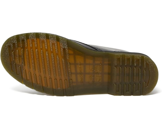 Ботинки Dr. Martens 101 Yellow Stitch с гладкой кожей и классической строчкой