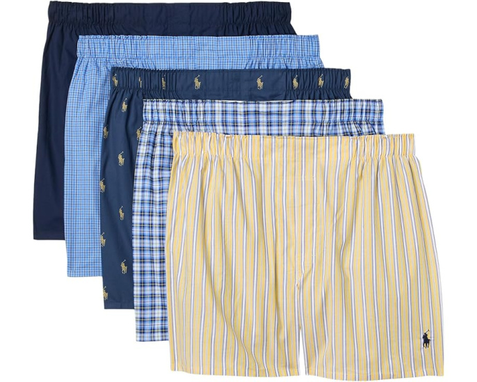 Комплект боксеров Polo Ralph Lauren Classic Fit Woven 5 штук