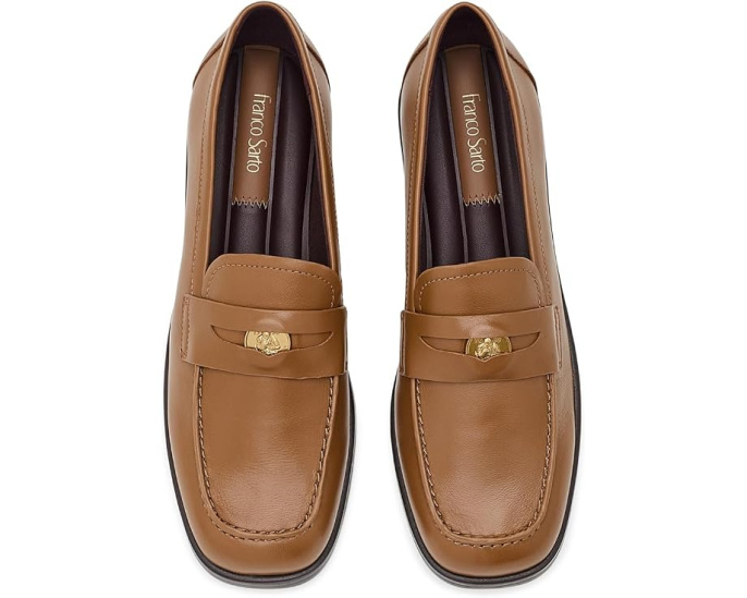 Лоферы Franco Sarto Bessy из коричневой кожи