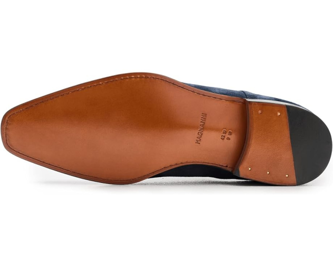 Туфли Magnanni Weiss из замши с застежкой-монк