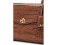Lauren Ralph Lauren сумка Croc-Embossed Medium Farrah Soft из кожи крокодила