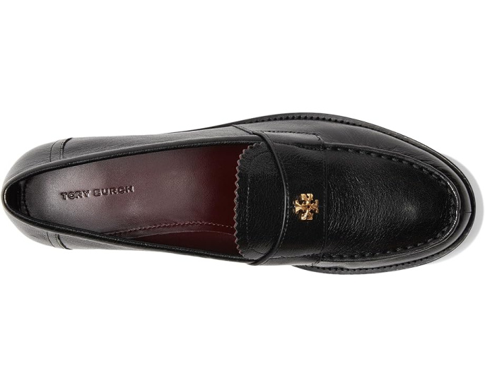 Лоферы Tory Burch Classic с фирменным акцентом и стегаными краями
