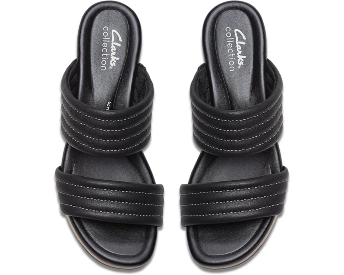 Сандалии Clarks Chelseah Path на танкетке с кожаным верхом
