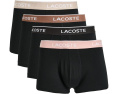 Набор из 5 трусов Lacoste 5-Pack Logo Trunks с брендированным поясом