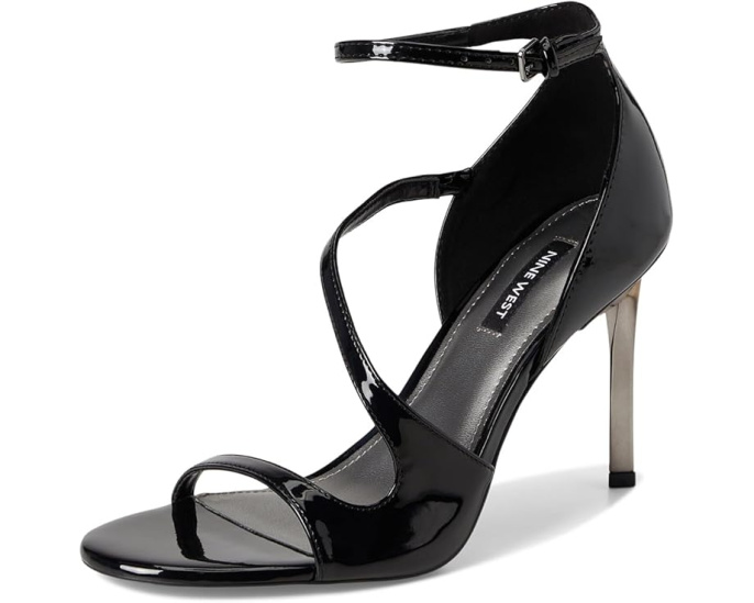 Босоножки Nine West Shimmy на высоком каблуке с асимметричными ремешками