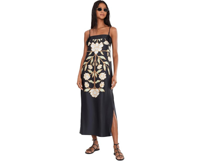 Платье миди Adrianna Papell Printed Shift Midi с цветочным принтом