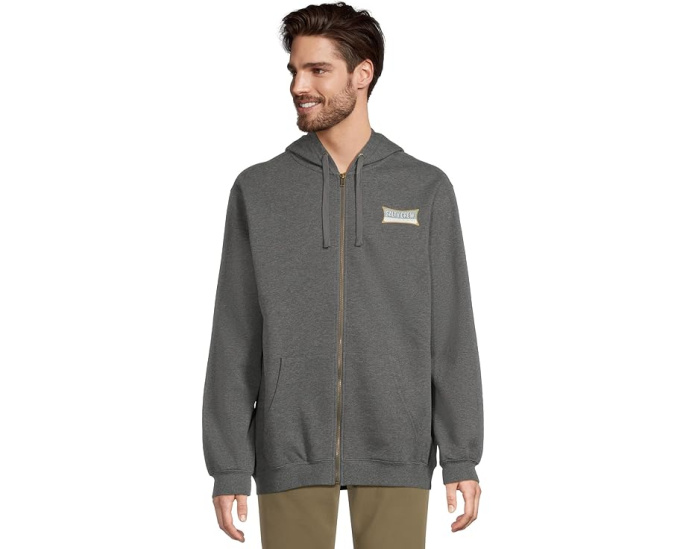 Толстовка Essential Zip Fleece Salty Crew с капюшоном и принтом