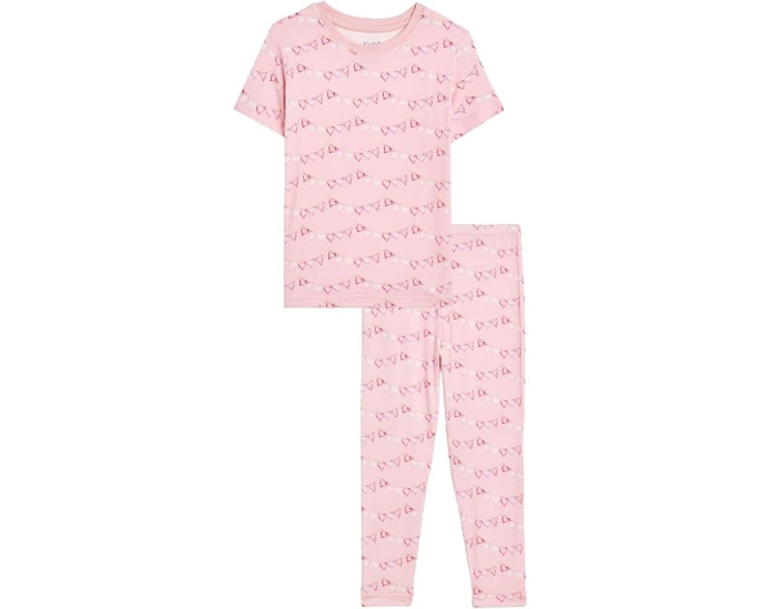 Детская пижама Kickee Pants с коротким рукавом и принтом обезьянки