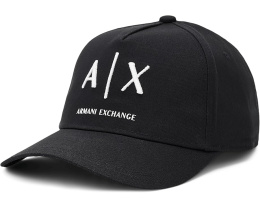 Armani Exchange бейсболка из хлопкового твила с логотипом