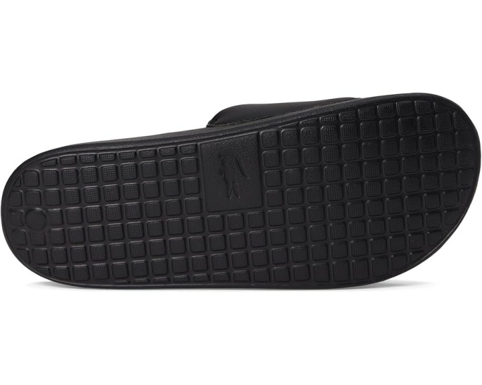 Сланцы Lacoste Slide с мягкой стелькой из ЭВА и круглым носком