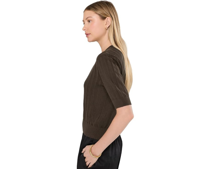 Джемпер Britney Cotton Pointelle Madewell с коротким рукавом