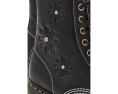 Ботинки Dr. Martens 1460 Pascal Flower с цветочным принтом и желтой строчкой