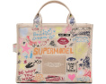 The Punk Scribble Canvas Medium Tote Bag