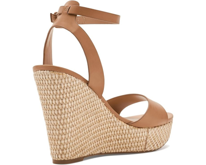Босоножки Nine West Hanlow на танкетке черные