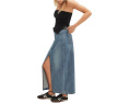 Джинсовое макси-платье Free People Nothing Better Denim Maxi с прямой длиной