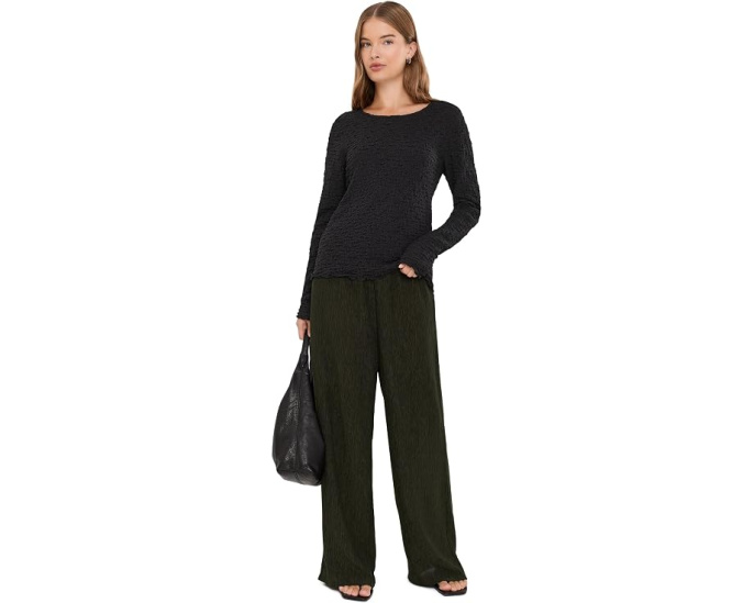 Топ Bubble Jacquard с круглым вырезом от Eileen Fisher