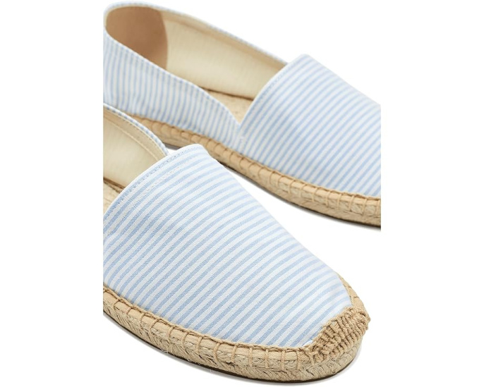 Эспадрильи Soludos Seersucker Original из хлопка с джутовой подошвой