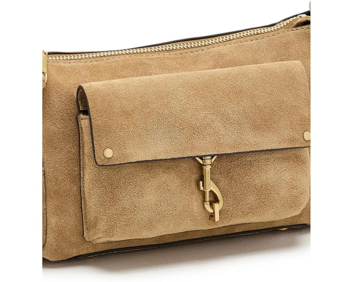 Сумка на плечо Rebecca Minkoff M.A.B Utility из замши