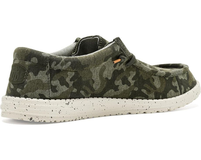 Кеды Hey Dude Wally Stretch Jersey Camo с камуфляжным принтом