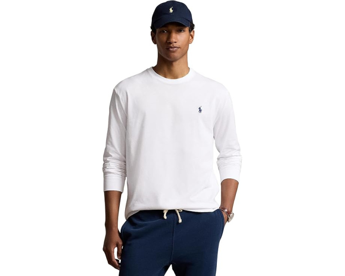 Футболка Polo Ralph Lauren Classic Fit Cotton Jersey Tee из хлопка