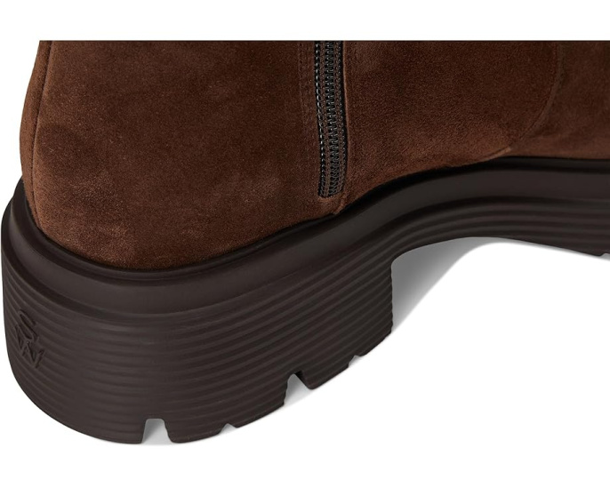 Ботинки Stuart Weitzman Hudson Lite Zip Bootie на квадратном каблуке
