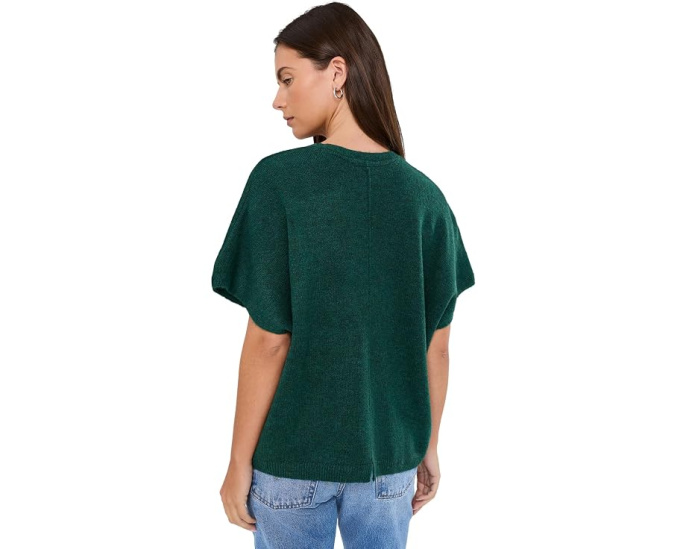 Топ Vince Camuto V-Neck Boxy Short Sleeve с V-образным вырезом