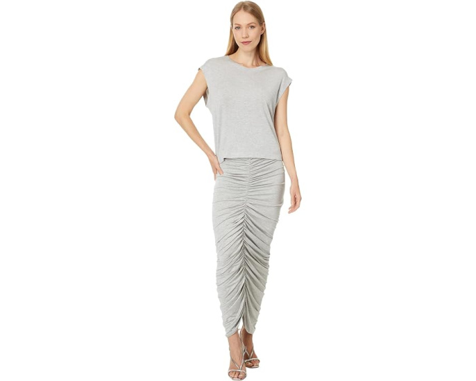 Norma Kamali Sleeveless Boyfriend Cropped Crewneck топ