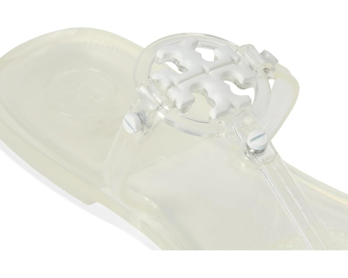 Босоножки-сланцы Mini Miller Jelly Tory Burch с прозрачным верхом