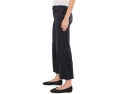 Anessa With Twisted Outseam Panel Raw Hem In Ink Black