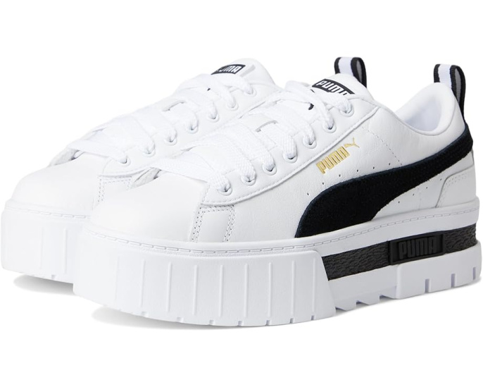 Кроссовки Puma Mayze из комбинированных материалов с петлей на пятке
