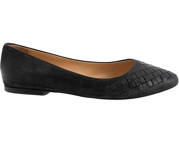 Балетки Trotters Estee Woven с плетеным декором и кожаной стелькой